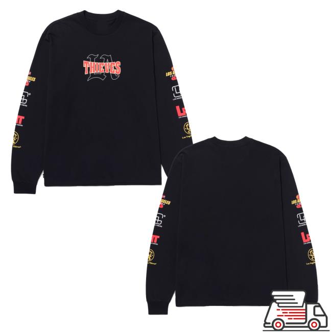100Thieves Merch Store Strapped Ls T-Shirt 100Thieves Merch Store Strapped Ls T-Shirt