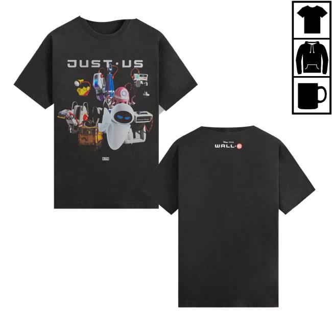 Kith Merch Store Disney Kith For Pixar Wall-E Just Us Vintage Tee Kith Merch Store Disney Kith For Pixar Wall-E Just Us Vintage Tee