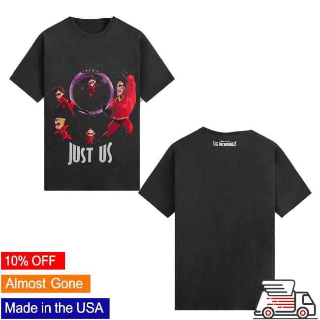 Kith Merch Store Disney Kith For Pixar The Incredibles Just Us Vintage Tee