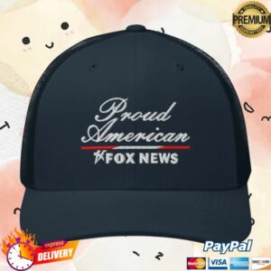 Foxnews Store Merch Fox News Proud American Trucker Hat