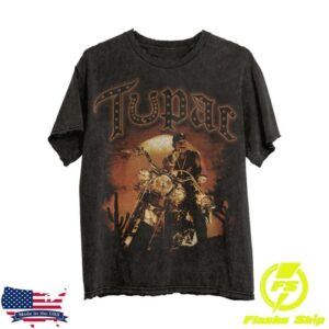 Complex Store Merch Compton Cowboys X 2Pac Sunset T-Shirt