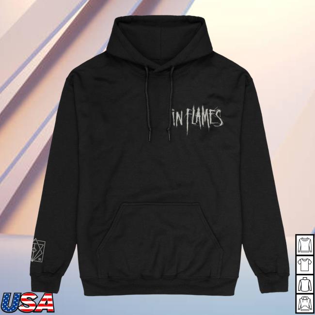 In Flames Merch Store Rotten Time Hoodie In Flames Merch Store Rotten Time Hoodie