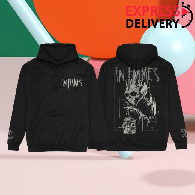 In Flames Merch Store Rotten Time Hoodie In Flames Merch Store Rotten Time Hoodie