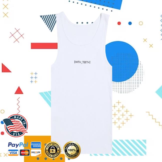 Nine Inch Nails Store Merch With Teeth 20 Tank Top Nine Inch Nails Store Merch With Teeth 20 Tank Top