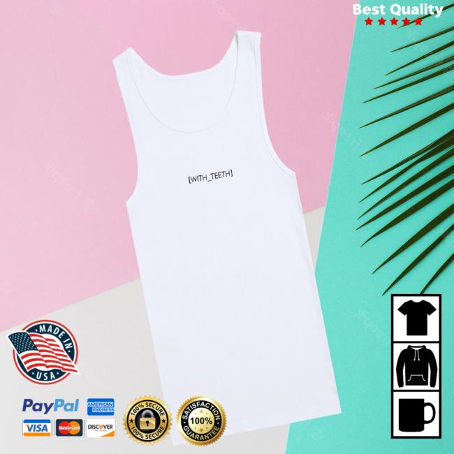 Nine Inch Nails Store Merch With Teeth 20 Tank Top Nine Inch Nails Store Merch With Teeth 20 Tank Top
