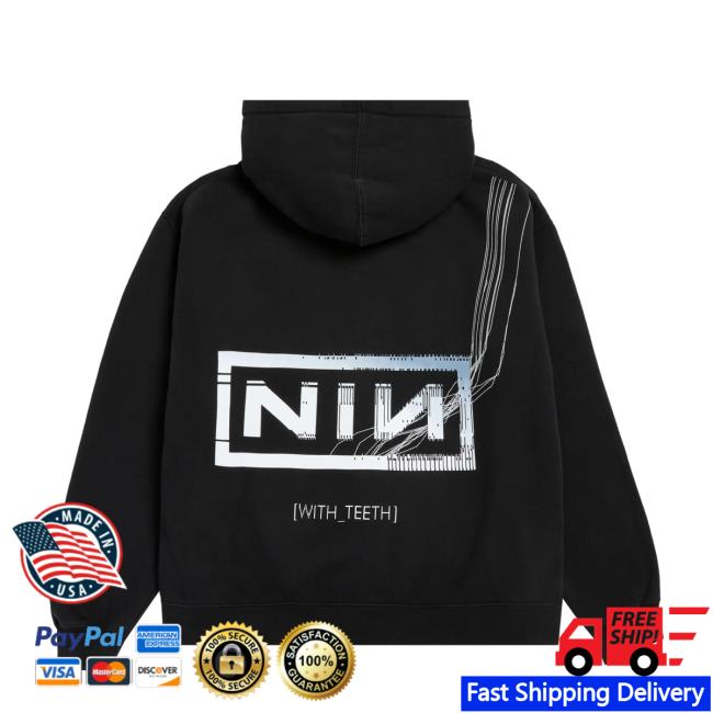 Nine Inch Nails Store Merch With Teeth 20 Washed Zip Up Nine Inch Nails Store Merch With Teeth 20 Washed Zip Up
