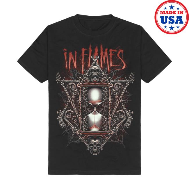 In Flames Merch Store Dark Hourglass Shirt In Flames Merch Store Dark Hourglass Shirt