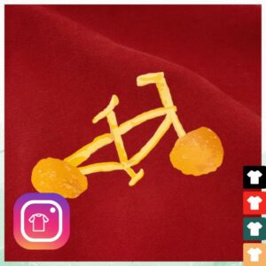 Everythingongo Store Merch Chicken Nugget French Fry Bike Hoodie – Red