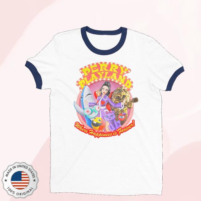 Katy Perry Shop Merch Perry Playland Ringer T-Shirt 2 kenny Katy Perry Shop Merch Perry Playland Ringer T Shirt 1