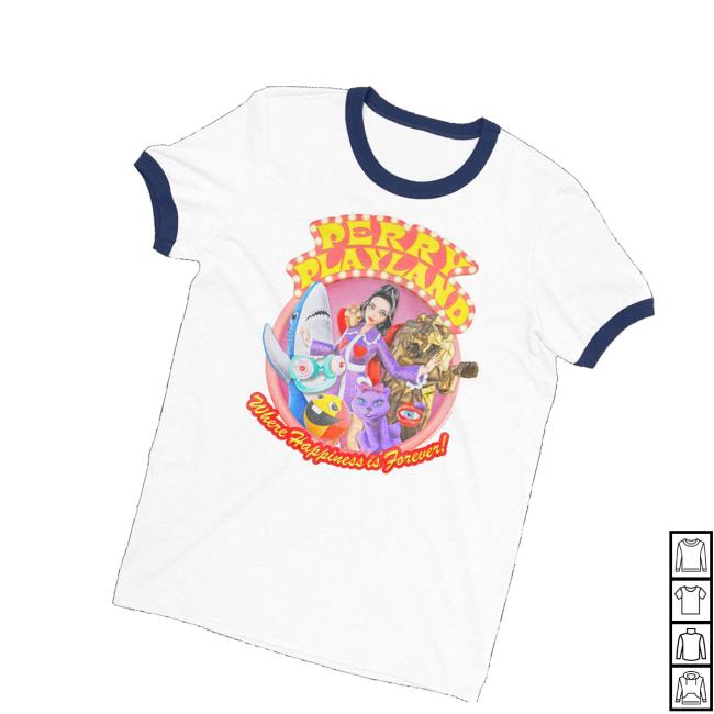 Katy Perry Shop Merch Perry Playland Ringer T-Shirt 3 kenny Katy Perry Shop Merch Perry Playland Ringer T Shirtv 1