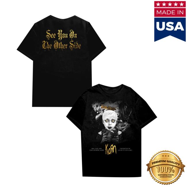 Korn Merch Store See You On The Other Side 20Th Anniversary T-Shirt Korn Merch Store See You On The Other Side 20Th Anniversary T-Shirt