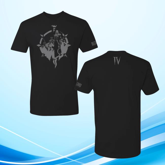 Blizzard Gear Store Merch Diablo Iv Necromancer Shadow Black T-Shirt Blizzard Gear Store Merch Diablo Iv Necromancer Shadow Black T-Shirt