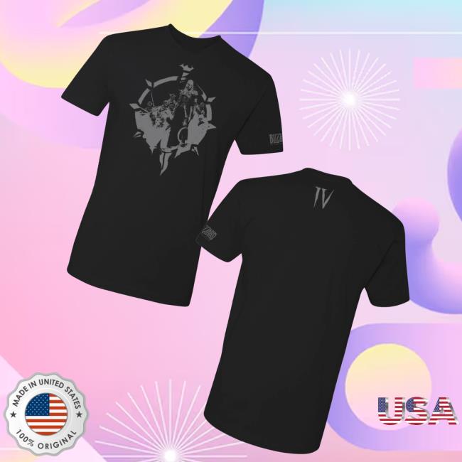 Blizzard Gear Store Merch Diablo Iv Necromancer Shadow Black T-Shirt Blizzard Gear Store Merch Diablo Iv Necromancer Shadow Black T-Shirt