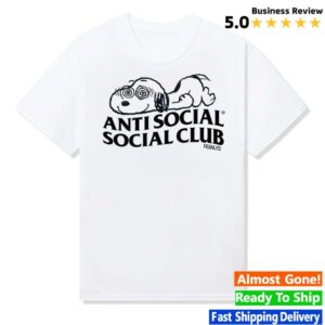 Antisocialsocialclub Merch Store Assc X Peanuts Feeling Funny Tee