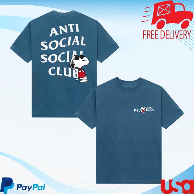 Antisocialsocialclub Merch Store Assc X Peanuts Joe Cool Tee Antisocialsocialclub Merch Store Assc X Peanuts Joe Cool Tee
