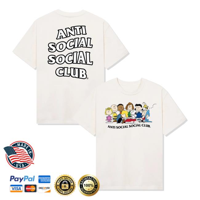 Antisocialsocialclub Merch Store Assc X Peanuts Peanuts Gang Tee Antisocialsocialclub Merch Store Assc X Peanuts Peanuts Gang Tee