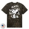 kenny Antisocialsocialclub Merch Store Assc X Peanuts Snoopy Logo Tee Leoparda