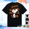 kenny Antisocialsocialclub Merch Store Assc X Peanuts Snoopy Logo Teea