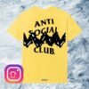 kenny Antisocialsocialclub Merch Store Assc X Peanuts Zig Zag Teea