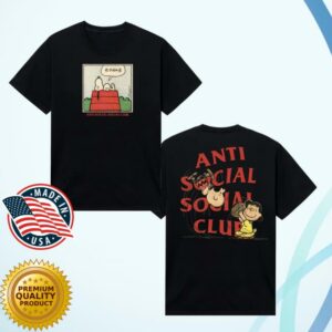 Antisocialsocialclub Merch Store Shop Assc X Peanuts Sigh Tee