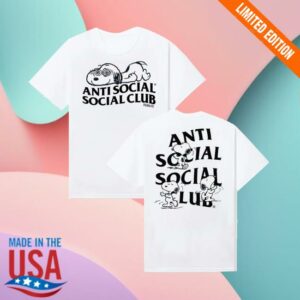 Antisocialsocialclub Merch Store Shop Assc X Peanuts Feeling Funny Tee