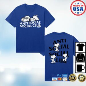 Antisocialsocialclub Merch Store Shop Assc X Peanuts Feeling Funny Tee