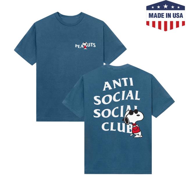 Antisocialsocialclub Merch Store Shop Assc X Peanuts Joe Cool Tee Antisocialsocialclub Merch Store Shop Assc X Peanuts Joe Cool Tee