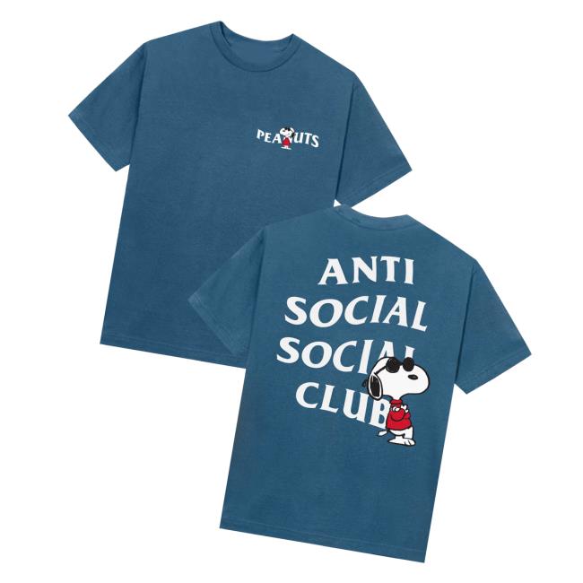 Antisocialsocialclub Merch Store Shop Assc X Peanuts Joe Cool Tee Antisocialsocialclub Merch Store Shop Assc X Peanuts Joe Cool Tee