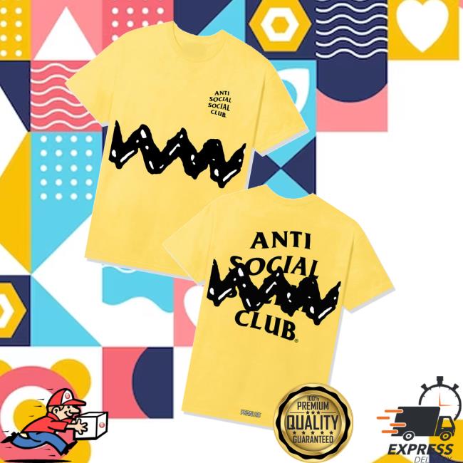 Antisocialsocialclub Merch Store Shop Assc X Peanuts Zig Zag Tee Antisocialsocialclub Merch Store Shop Assc X Peanuts Zig Zag Tee