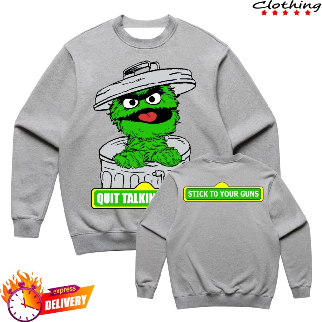 Stick To Your Guns Store Merch Quit Talkin’ Trash Crewneck Stick To Your Guns Store Merch Quit Talkin’ Trash Crewneck