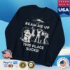 Netflix Shop Merch Stranger Things Beam Me Up This Place Sucks Sweatshirt 1 kenny Netflix Shop Merch Stranger Things Beam Me Up This Place Sucks Sweatshirtv