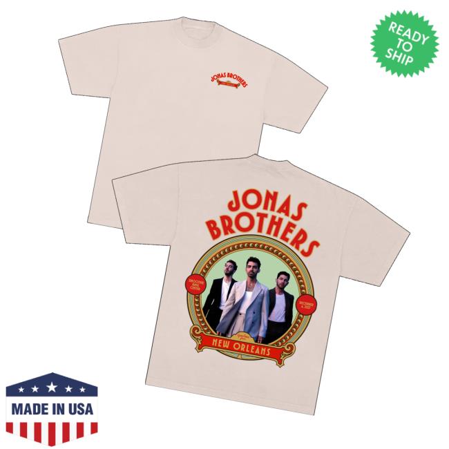 Jonas Brothers Shop Merch Greetings From Your Hometown New Orleans La Tee Jonas Brothers Shop Merch Greetings From Your Hometown New Orleans La Tee
