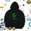 Trimset Store Merch Green On White Hoodie Trimset Store Merch Green On White Hoodie