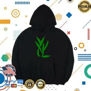 Trimset Store Merch Green On Black Hoodie