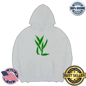 Trimset Store Merch Green On White Hoodie