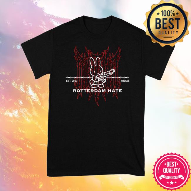 Distant Merch Store Deathcore Miffy T-Shirt Distant Merch Store Deathcore Miffy T-Shirt