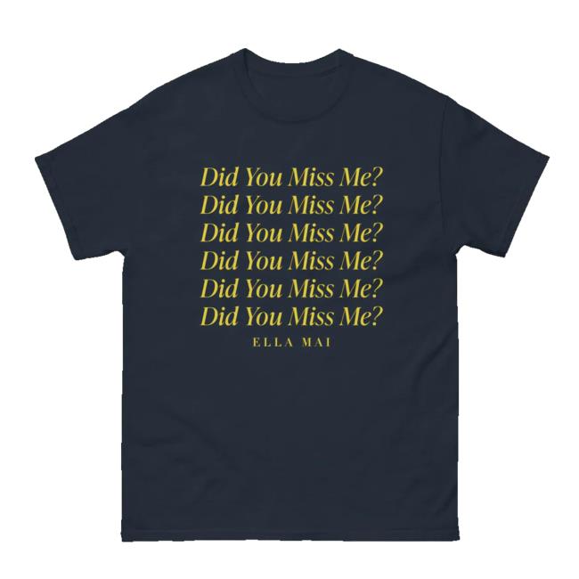 Interscope Merch Store Ella Mai Miss Me Tee Interscope Merch Store Ella Mai Miss Me Tee
