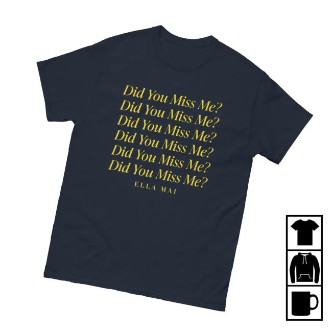 Interscope Merch Store Ella Mai Miss Me Tee Interscope Merch Store Ella Mai Miss Me Tee