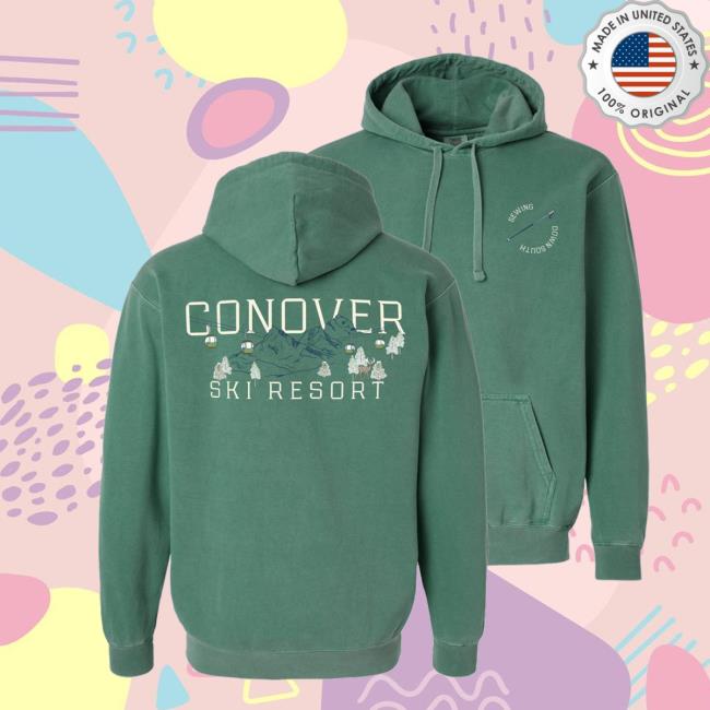 Sewing Down South Merch Store Conover Ski Resort Hoodie Sewing Down South Merch Store Conover Ski Resort Hoodie