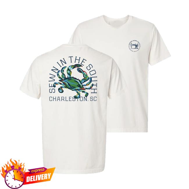 Sewing Down South Merch Store Crab Craze Tee Sewing Down South Merch Store Crab Craze Tee