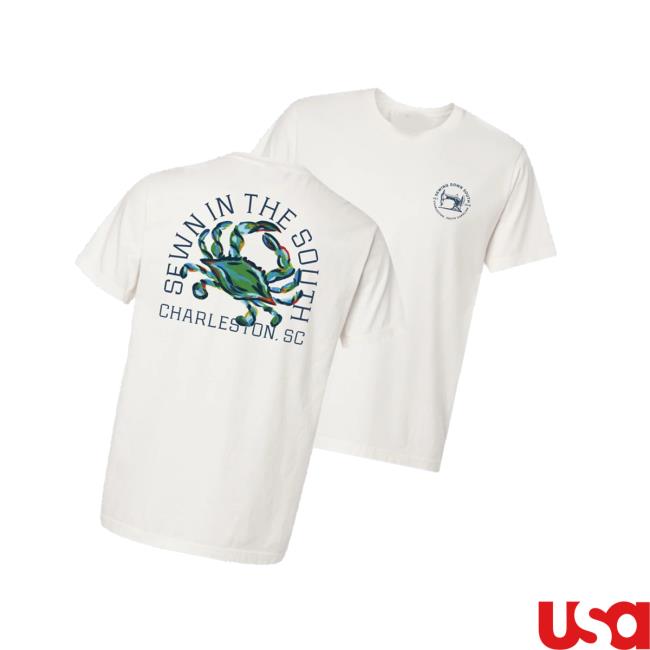 Sewing Down South Merch Store Crab Craze Tee Sewing Down South Merch Store Crab Craze Tee