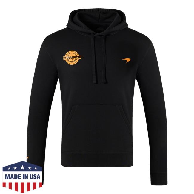 Mclaren Store Merch Lando Norris 2025 Drivers’ World Champion Unisex Hoodie Black Mclaren Store Merch Lando Norris 2025 Drivers’ World Champion Unisex Hoodie Black