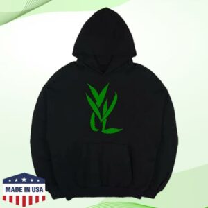 Trimset Cannabis By Playboi Carti Merch Store Green On Black Hoodie