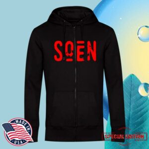 Soen Merch Store Zipper Hoodie Moon Black