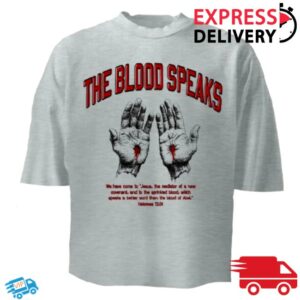 Jesus Image Store Merch The Blood Speaks Tee