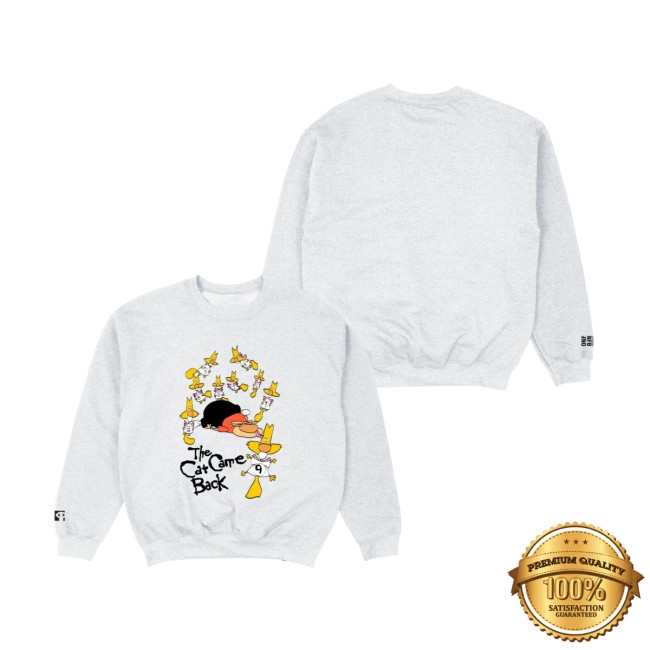 Retrokid Store Merch The Cat Came Back Crewneck Retrokid Store Merch The Cat Came Back Crewneck