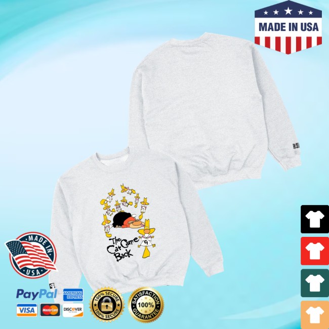 Retrokid Store Merch The Cat Came Back Crewneck Retrokid Store Merch The Cat Came Back Crewneck