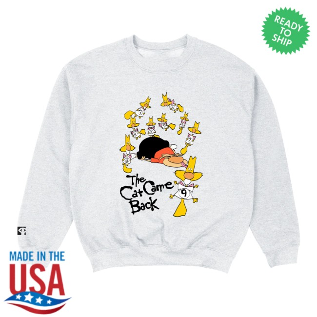 Retrokid Store Merch The Cat Came Back Crewneck Retrokid Store Merch The Cat Came Back Crewneck