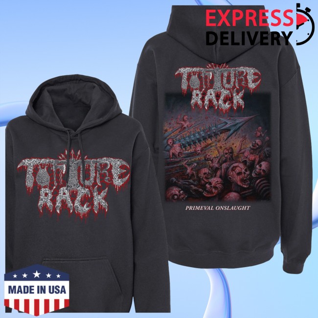 Pyre Press Merch Store Torture Rack Primeval Onslaught Hoodie Pyre Press Merch Store Torture Rack Primeval Onslaught Hoodie