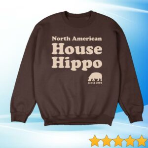 Retrokid Merch Store Retrokid Originals House Hippo Crewneck